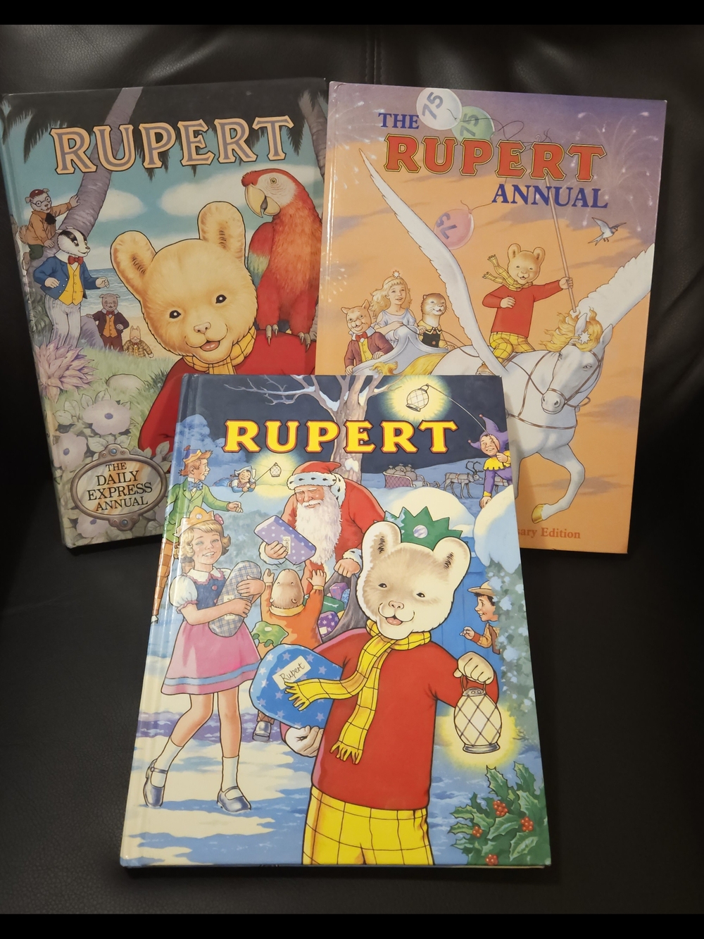Three VINTAGE Rupert Books!!!